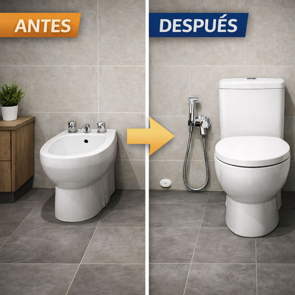Reforma bidé baño