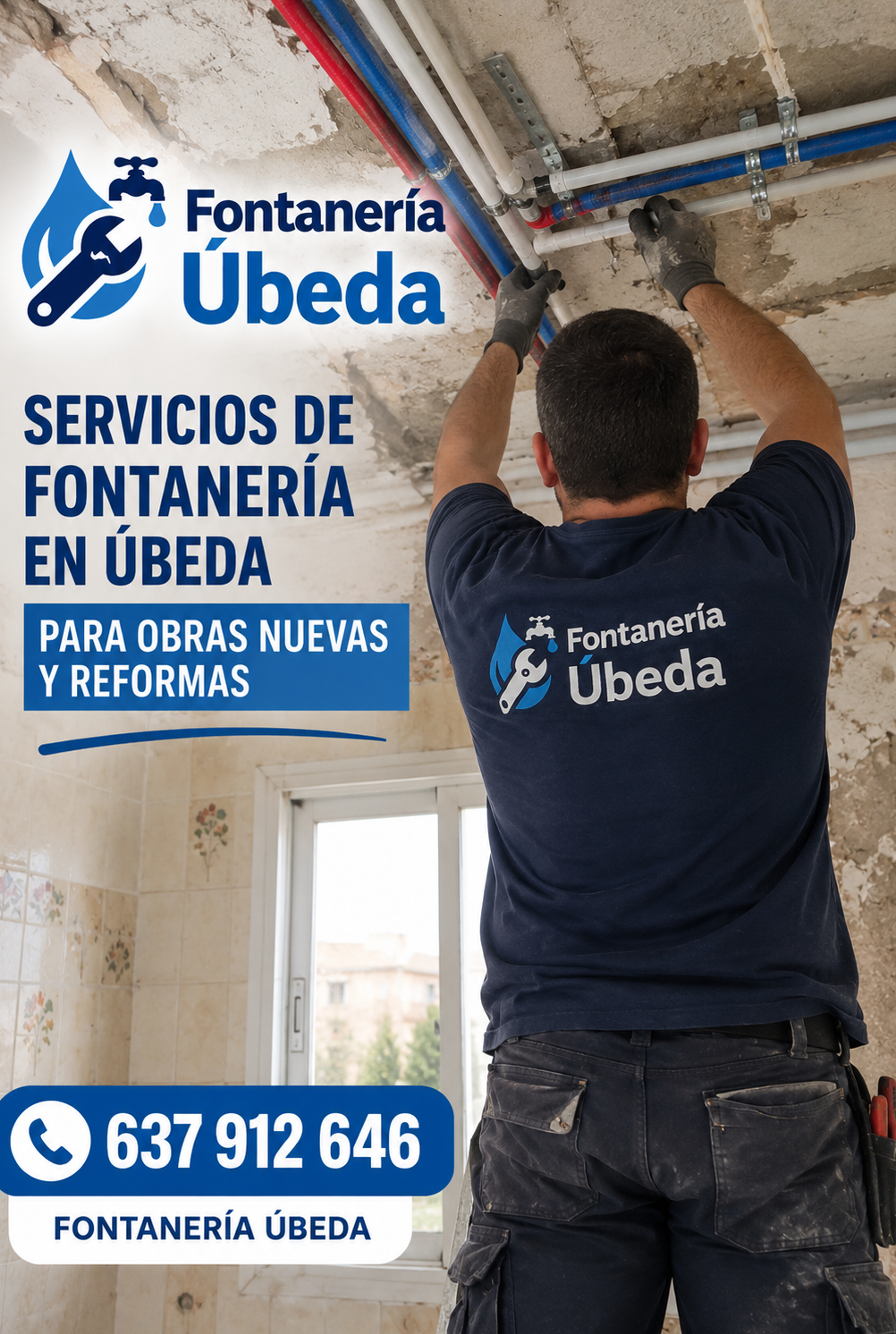 Fontanero en Ubeda Instalación Fontanería Úbeda