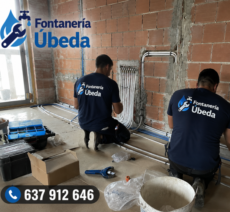 Instalación Fontanería Ubeda Instalando multicapa en Úbeda